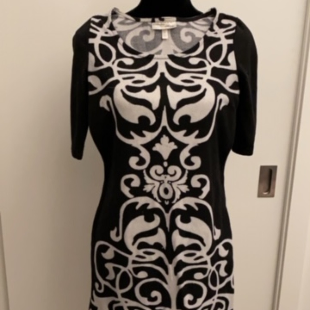 Brocade Sweater Dress